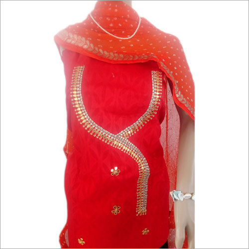 Red Ladies Cotton Kurtis