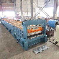 Deck roll forming machine