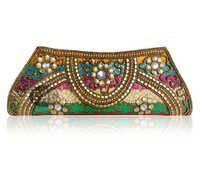 Silk Brocade Clutch Bag