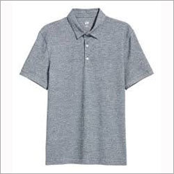 Mens Plain Polo Neck T Shirt