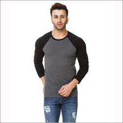 Mens Full Sleeves Round Neck T Shirt
