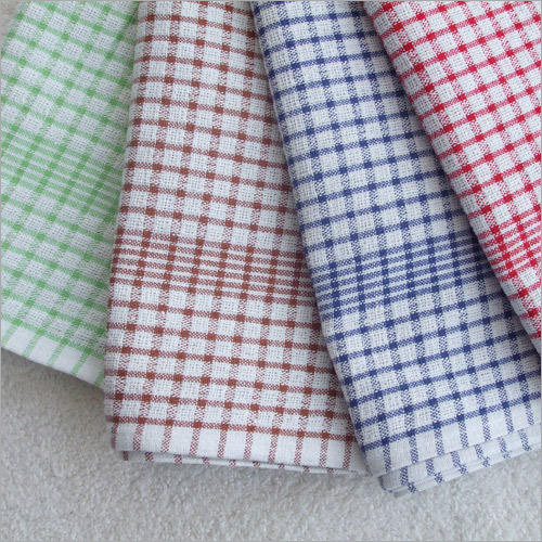 Check Beach Towels - 100% Premium Cotton Soft Touch & Water Absorbent | Lightweight Eco-Friendly Quick Dry Handmade Embroidered Stripes