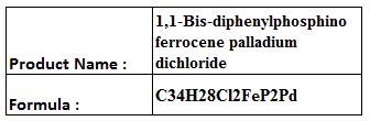 1,1-Bis-diphenylphosphino ferrocene palladium dichloride