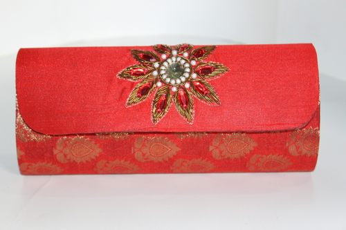 Bridal Evening Clutch Bag - Silk Material, Assorted Color | Elegant Design for Special Occasions, Perfect for Weddings and Evening Events