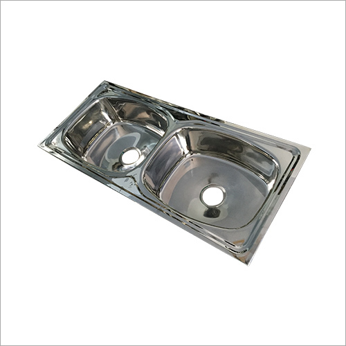 Stainless Steel Square Double Sink