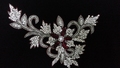 Crystal applique for gowns and dresses