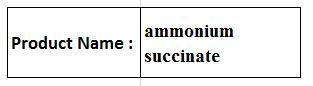 Ammonium Succinate - Crystalline Powder, CAS 123-47-1 | High Purity, Water-Soluble, Cost-Effective