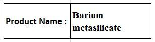 Barium Metasilicate - White Fine Powder, BaSiO3, 1-10 µm | High Purity, Chemical Resistance, Thermal Stability