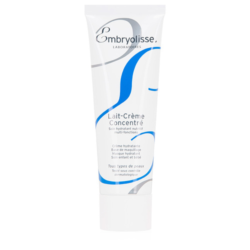 Embryolisse Concentrated Lait Cream - Plastic Tube 100ml, White | Moisturizes, Nourishes Skin, Soothes Irritation, Multi-Purpose
