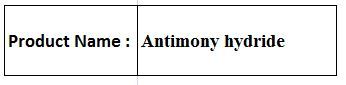 Antimony hydride
