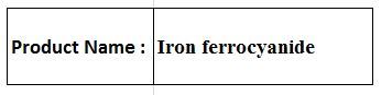 Iron Compounds