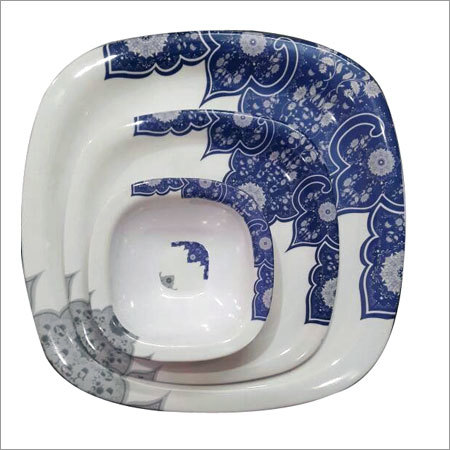 Square Shape Melamine Plate