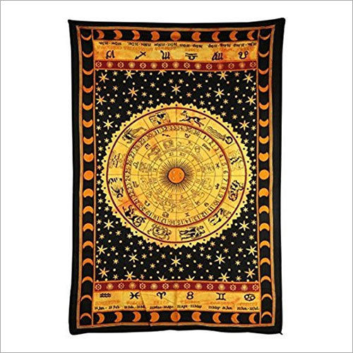 Zodiac Horoscope Tapestry Wall Hanging