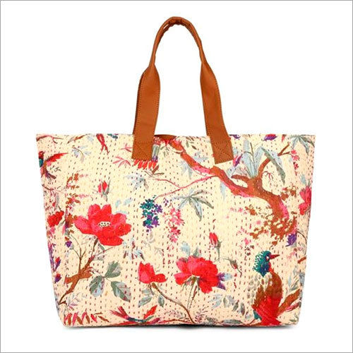 Multicolor Kantha Embroidery Shoulder Bag