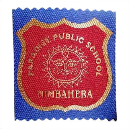 Textile Woven School Badges Label
