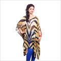 Animal Print Chiffon Kaftan Decoration Material: Paint