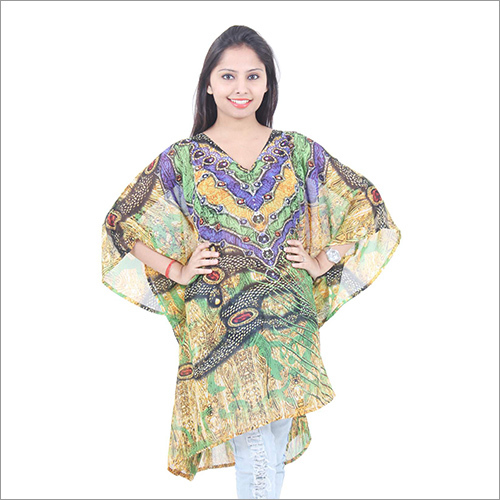 Ladies Fancy Digital Print Kaftan Decoration Material: Paint