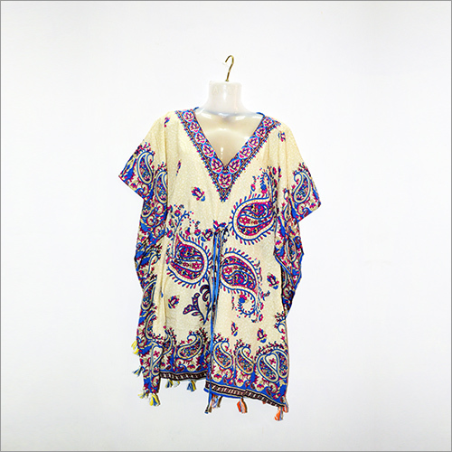 Ladies Short Kaftan Decoration Material: Beads