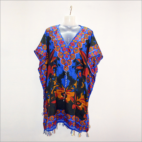 Ladies Printed Short Kaftan