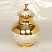 Golden Brass Cremation Urns
