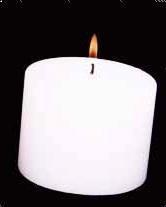 white candles