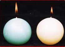 round candles