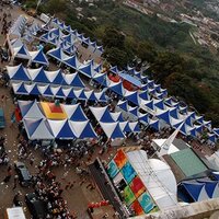 Event Canopy Tent - Pvc Fabric, 3x3 To 6x6 Meters, Multicolor Design | Sturdy Aluminum Frame, Easy Setup, Uv Protection, Water & Dust Resistant, Suitable For All Events