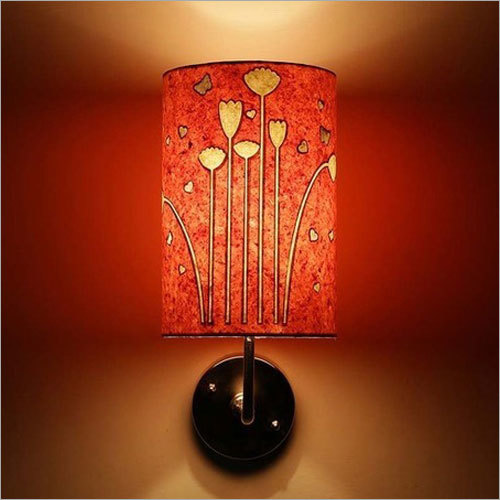 Fabric Shade Round Wall Lamp
