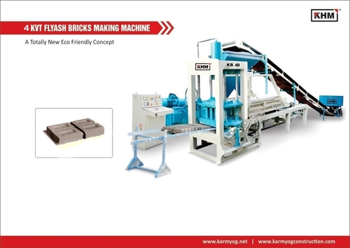 4 KVT Automatic Fly Ash Bricks Making Machine
