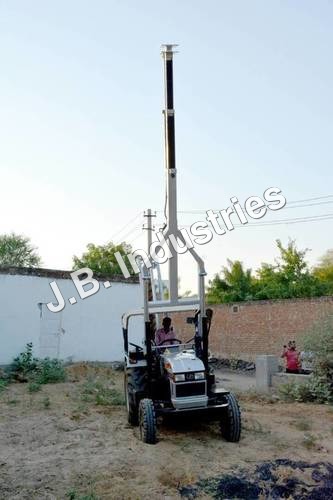 Pole Erection Machine - ISI Raw Material, 1000-2500 Kg Loading Capacity, 21-30m Lifting Height | Hydraulic Crane, Emergency Stop, 2500 Bar Max Pressure