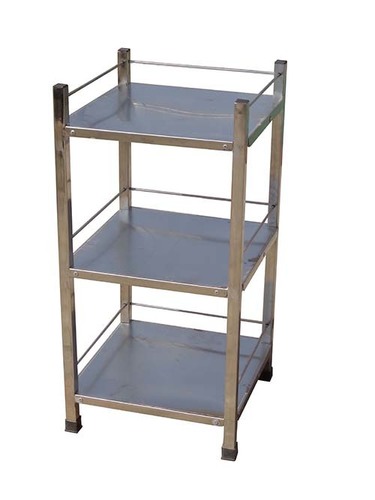 Bed Side Locker Open Stainless Steel