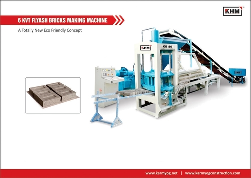 6 KVT Automatic Flyash Bricks Making Machine
