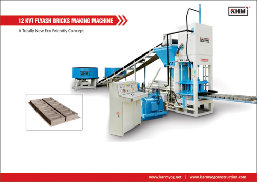 12 KVT Automatic Flyash Bricks Making Machine
