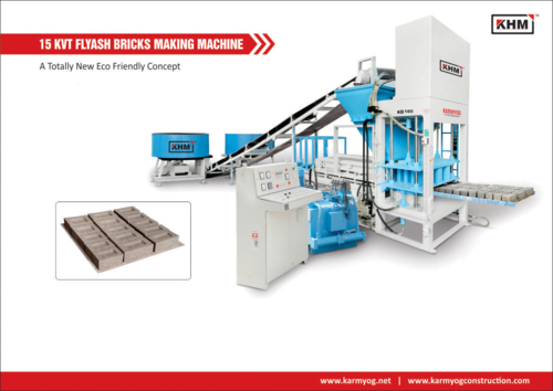 15 KVT Automatic Flyash Bricks Making Machine