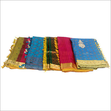 Blue Fancy Cotton Sarees