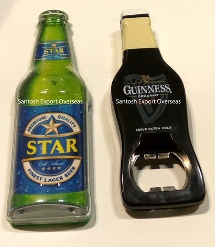 Bottle opener in Bottle shape with Magnet