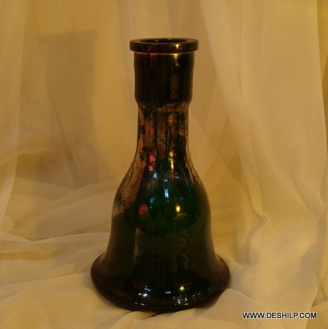 BlossomAura Glass Flower Vase