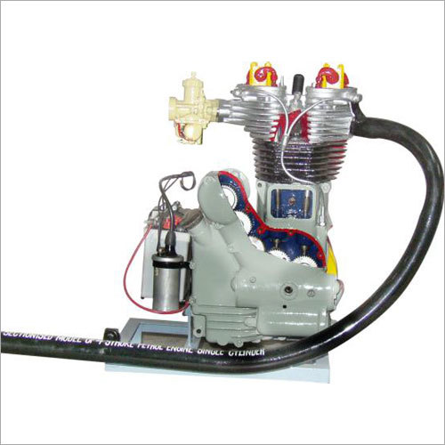 Manual Driven Petrol Engine Cut Sectional Model