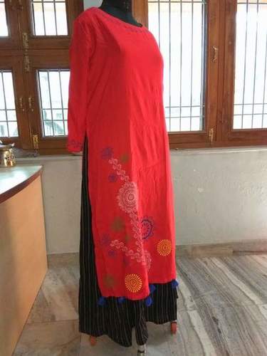 Ladies Kurti with Plazzo