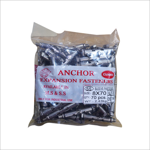 8X70 Anchor Expansion Fastener By GOYAL FASTENERS
