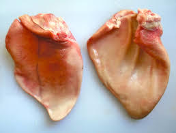 Frozen AC Pork Whole Ears