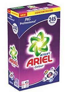 Ariel Prof Bag 13Kg - Detergent Tablets 245mm x 150mm x 60mm 245 Tablets | Concentrated Formula Color Protection Stain Removal Fresh Scent