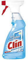 Clin Blue 500ml Plastic Bottle - Easy Cleaning, Streak-Free Shine, Fast Acting