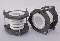 Ptfe Expansion Joint - Dn 50 - Dn 1000 Size | Ansi B16.5 Flanged Connection, Chemical Resistance, Robust Nature, Sound Dampening Properties, Operating Pressure Pn 10 - Pn 40, Operating Temperature -20°c To +260°c