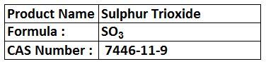 Sulphur Trioxide