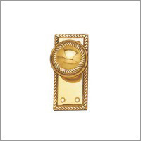 Georgian Mortice Knob Latch - Brass, 4 x 1 3/4, Secure Latching and Easy Install