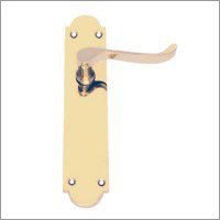 Victorian Lever Latch Scroll Regency - 8 X 1 3/4 Brass Finish, Elegant Design And Secure Latching