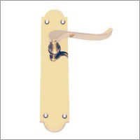 Victorian Lever Latch Scroll Regency - 8 X 1 3/4 Brass Finish, Elegant Design And Secure Latching