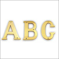 Brass Alphabets