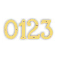 Brass Numerals